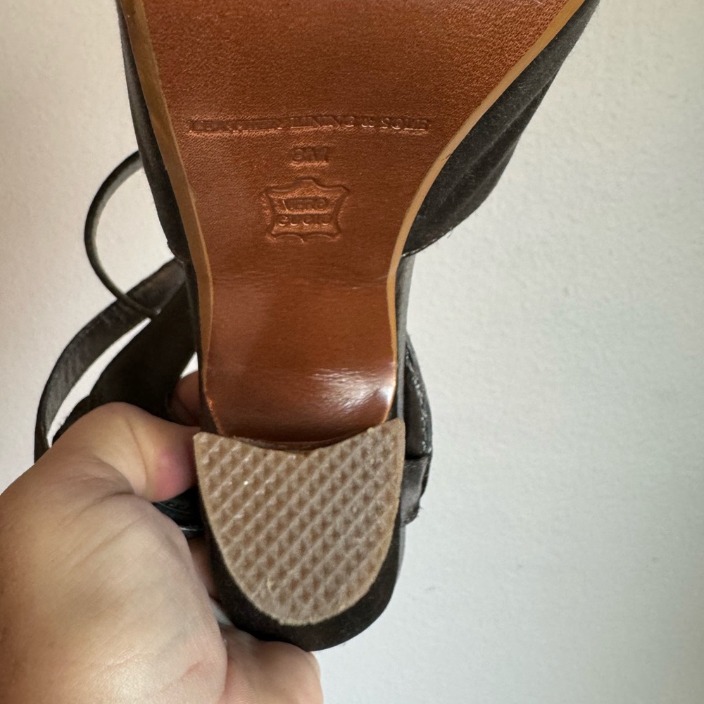 Leon Max Satin Heels - Size 8 - Picture 11 of 14